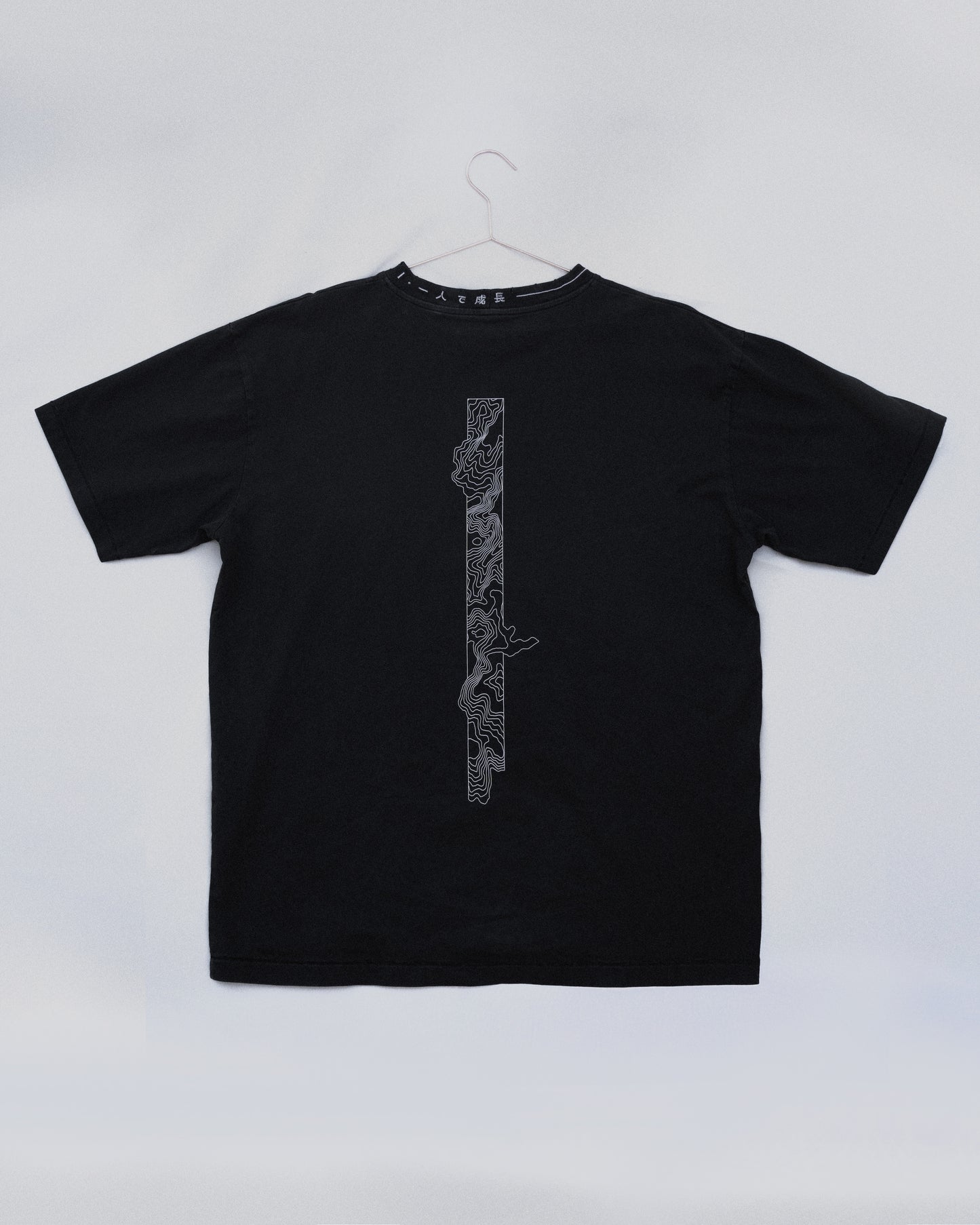 Hitorii Core Tee /// Vintage Black /// Solo Growth x Topography