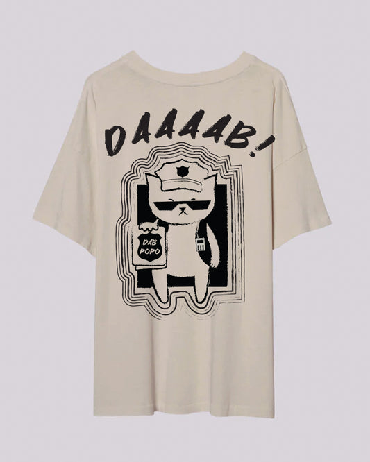 DAAAB POPO /// Oversized Tee /// Undyed Cotton (Cream)