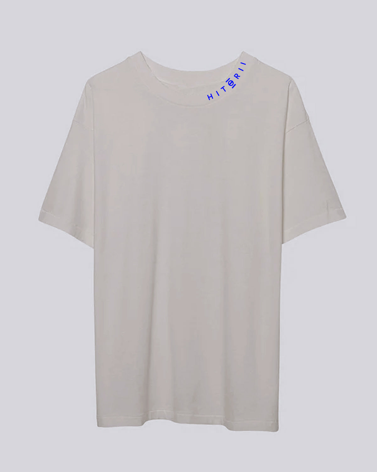Just Tape It | Oversized Tee | Gray + Blue