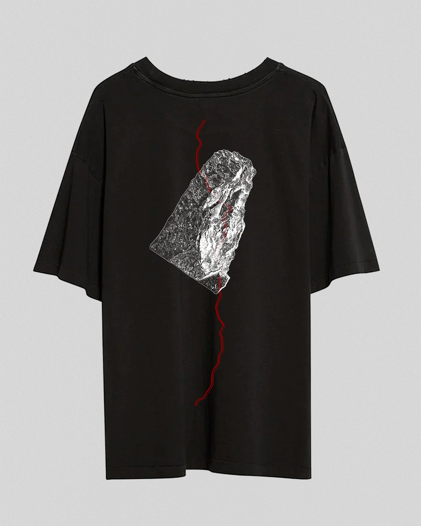 Caged Remnants Tee /// Vintage Black /// Hitorii x FujaMusho