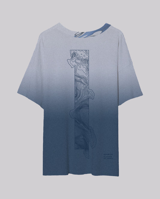 LIMITED Topo Gradient | Oversized Tee | Squamish