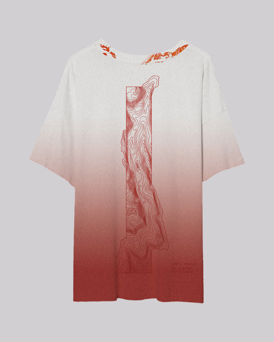 LIMITED Topo Gradient | Oversized Tee | Joe's Valley
