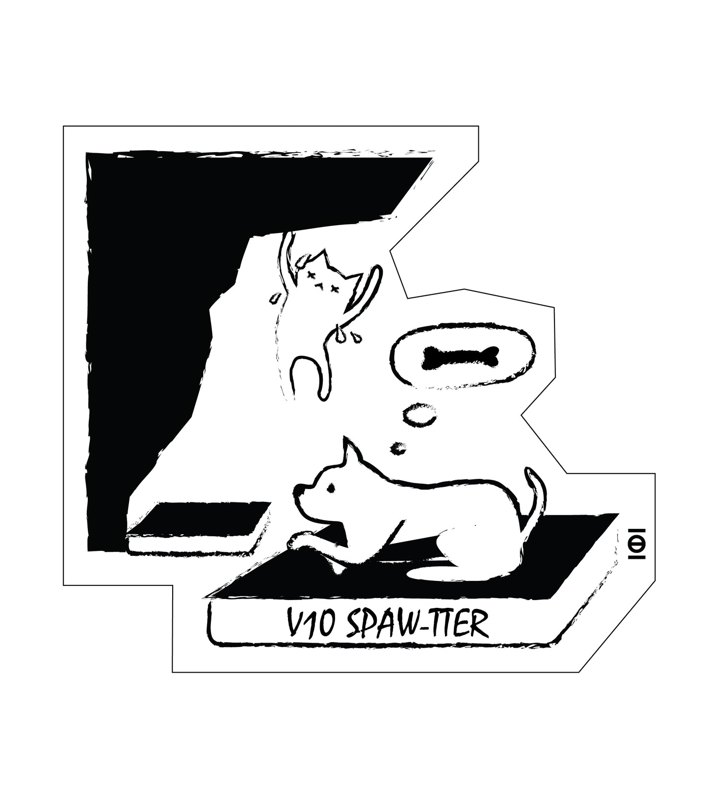V10 Spawtter /// Sticker
