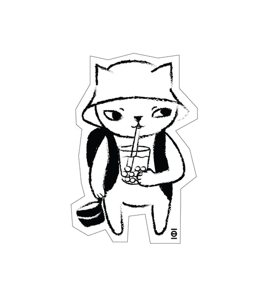 Boba Mao /// Sticker