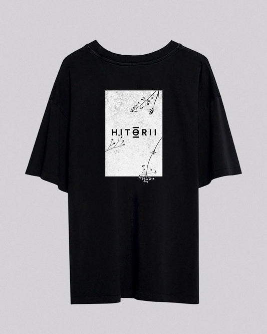 Hitorii /// Heavyweight Oversized Tee /// Black