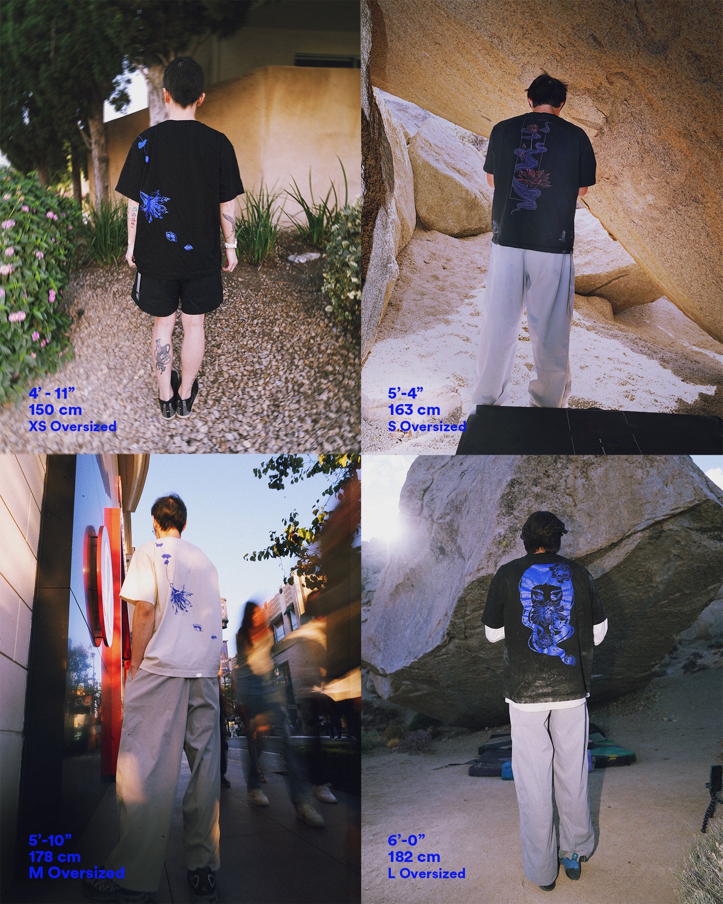 Oriane Collab | Oversized Tee | Charcoal