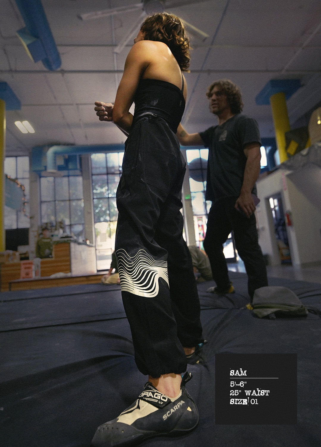 Bouldering Pants | Black | Waves | Previous Batch