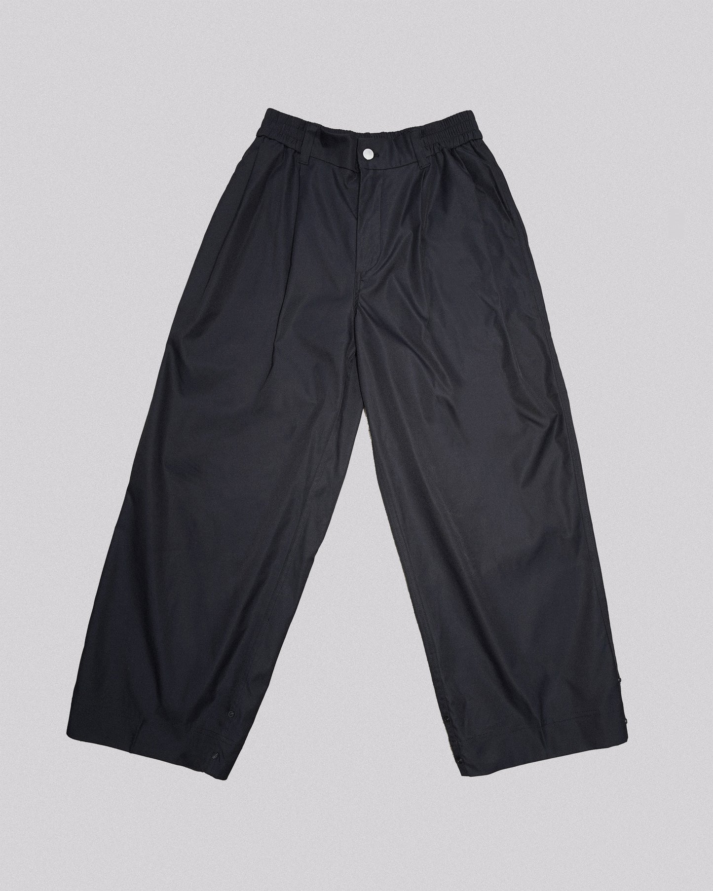 Pleated Work Pants | Black