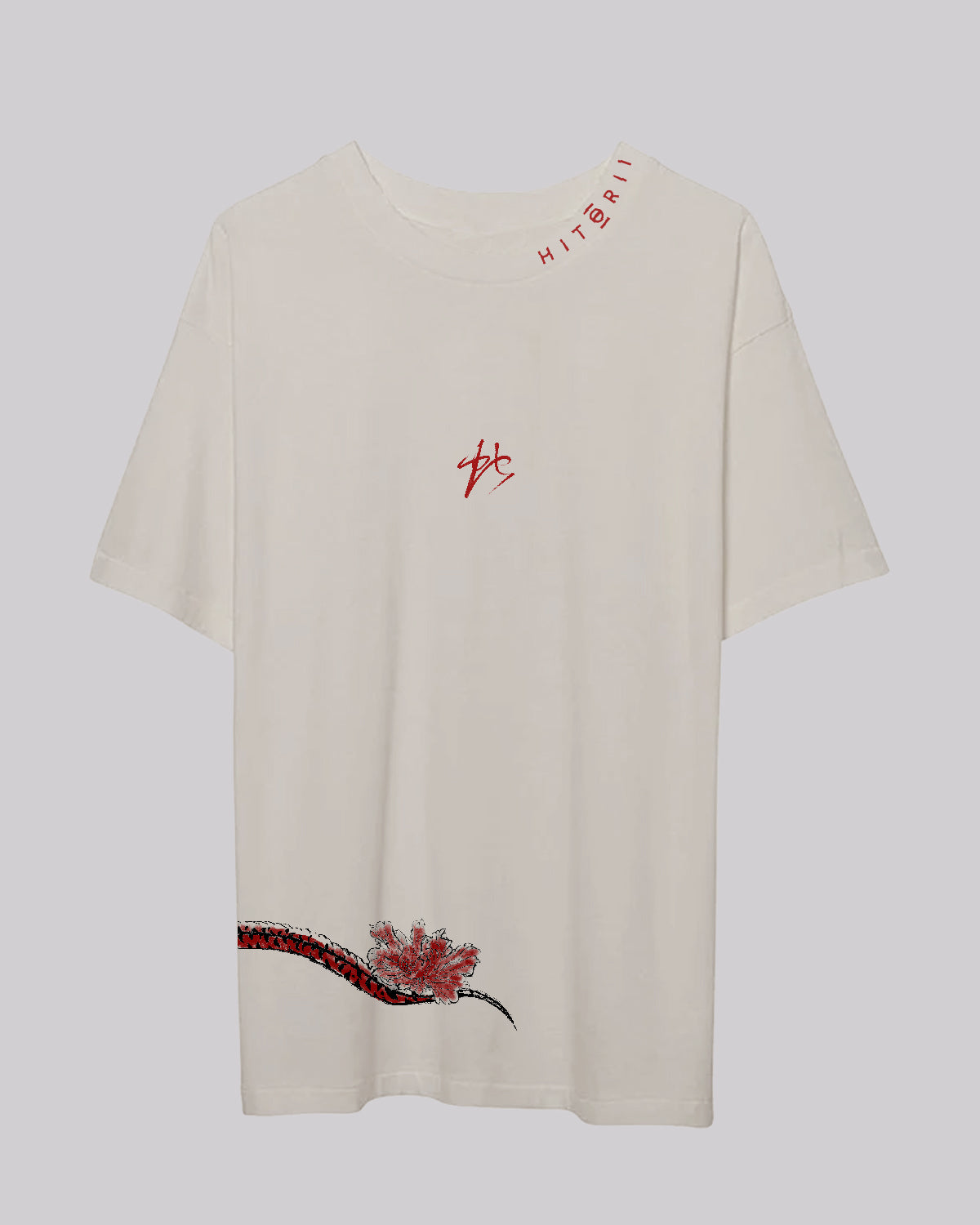 Year of the Snake | Oversized Tee | Light Cream