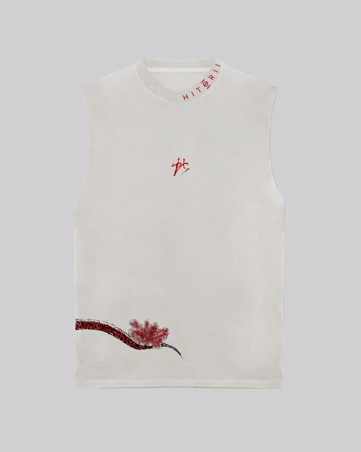 Year of the Snake | Muscle Tank | Light Cream