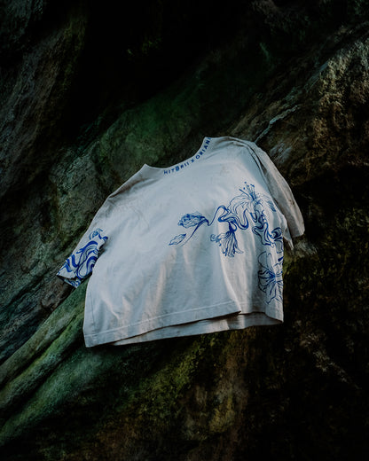 Oriane Collab | Oversized Tee | Charcoal