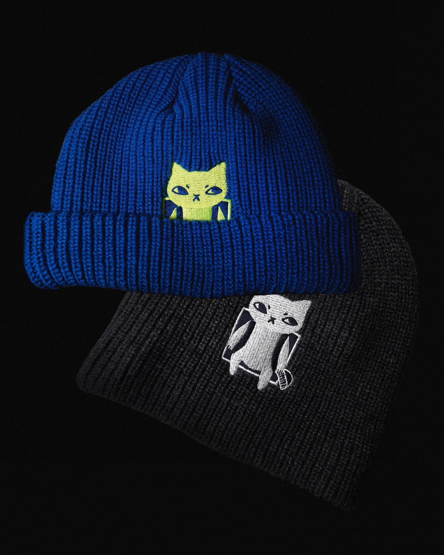 Merino Wool Fisherman Beanie /// Crashpad Mao /// Blue