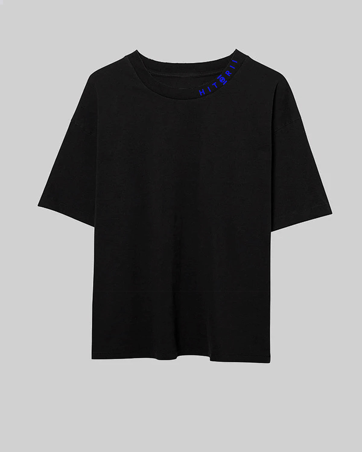 PRE-ORDER | Hitorii Trash Tee 2.0 | Boxy Tee | Black + Blue