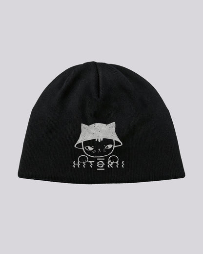 Cotton Beanie | Mao | Black