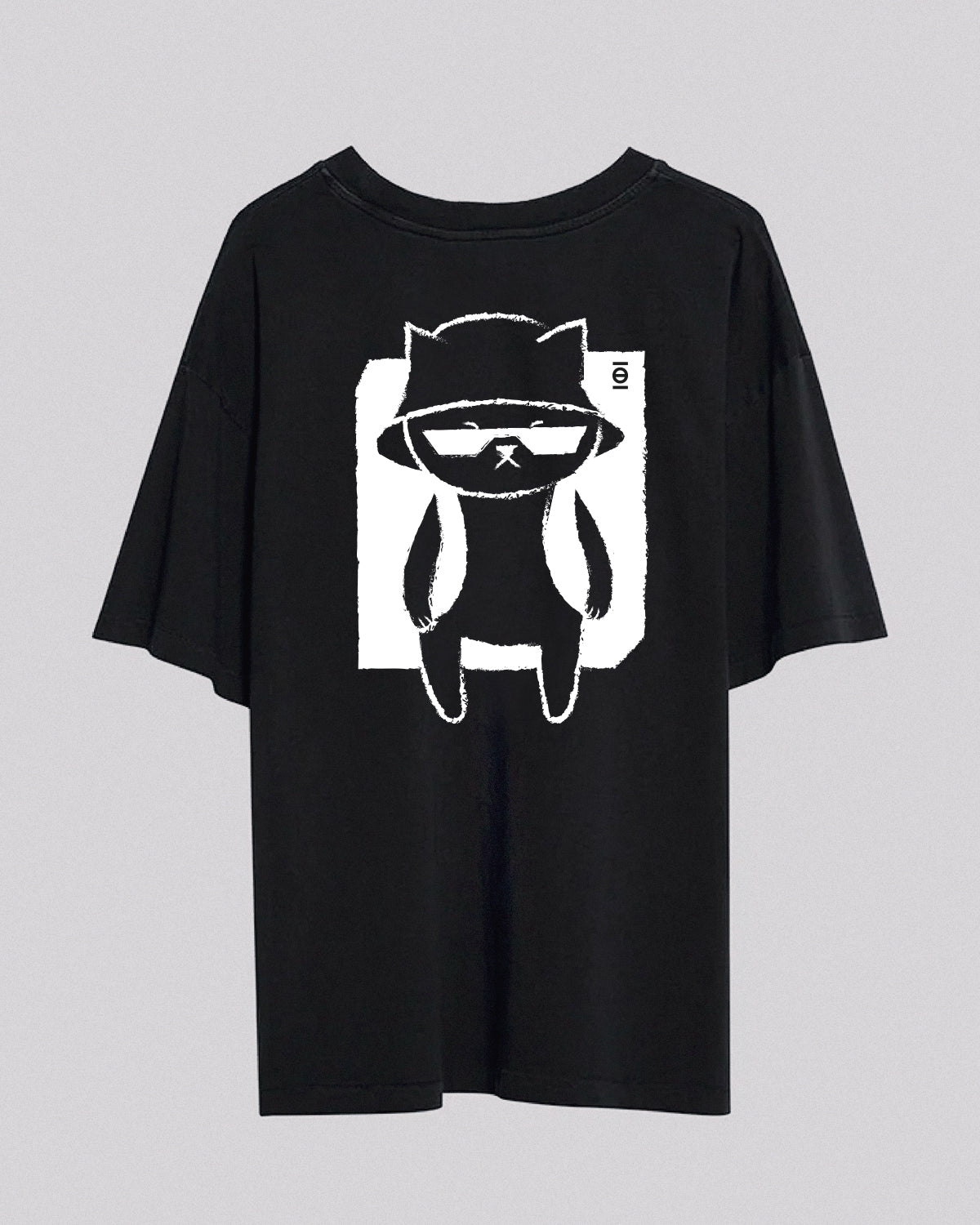 Crashpad Mao /// Oversized Tee /// Vintage Black