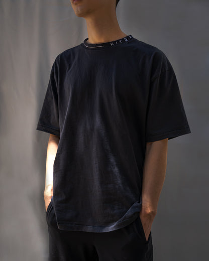 Hitorii Core Oversized Tee /// Vintage Black /// Solo Growth x Topography