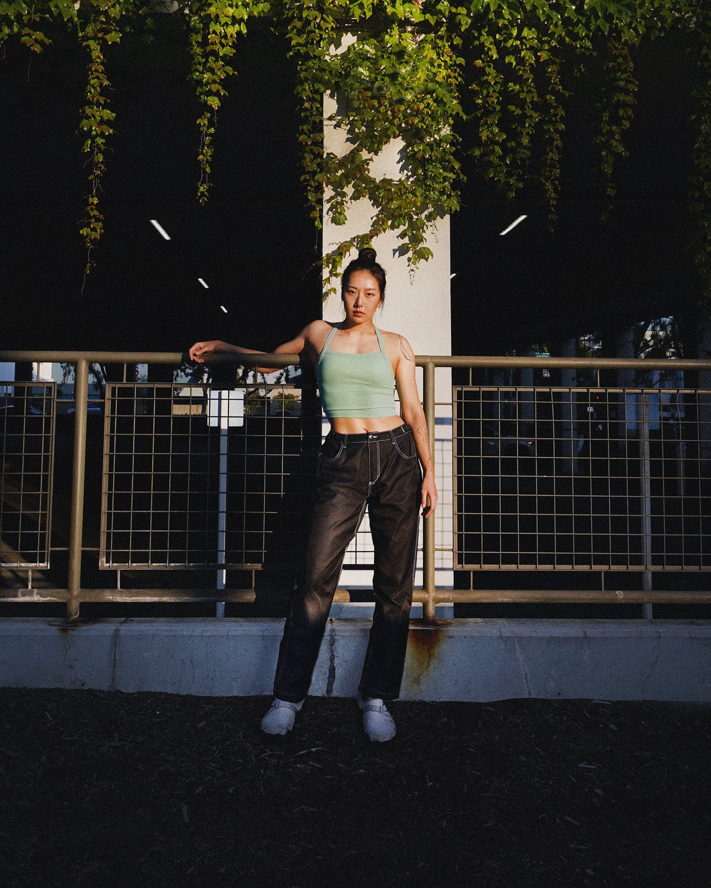 Bouldering Pants | Black | Contrast Stitch