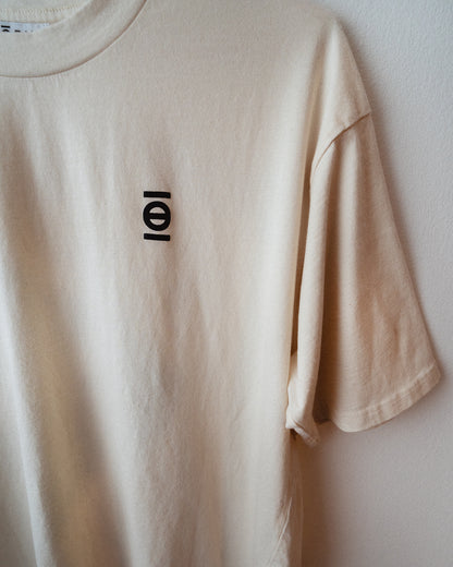 Don't Look - I'm Climbing Oversized Tee /// Undyed Reclaimed Cotton