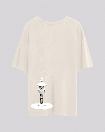 Shima Enaga | Oversized Tee | Ivory