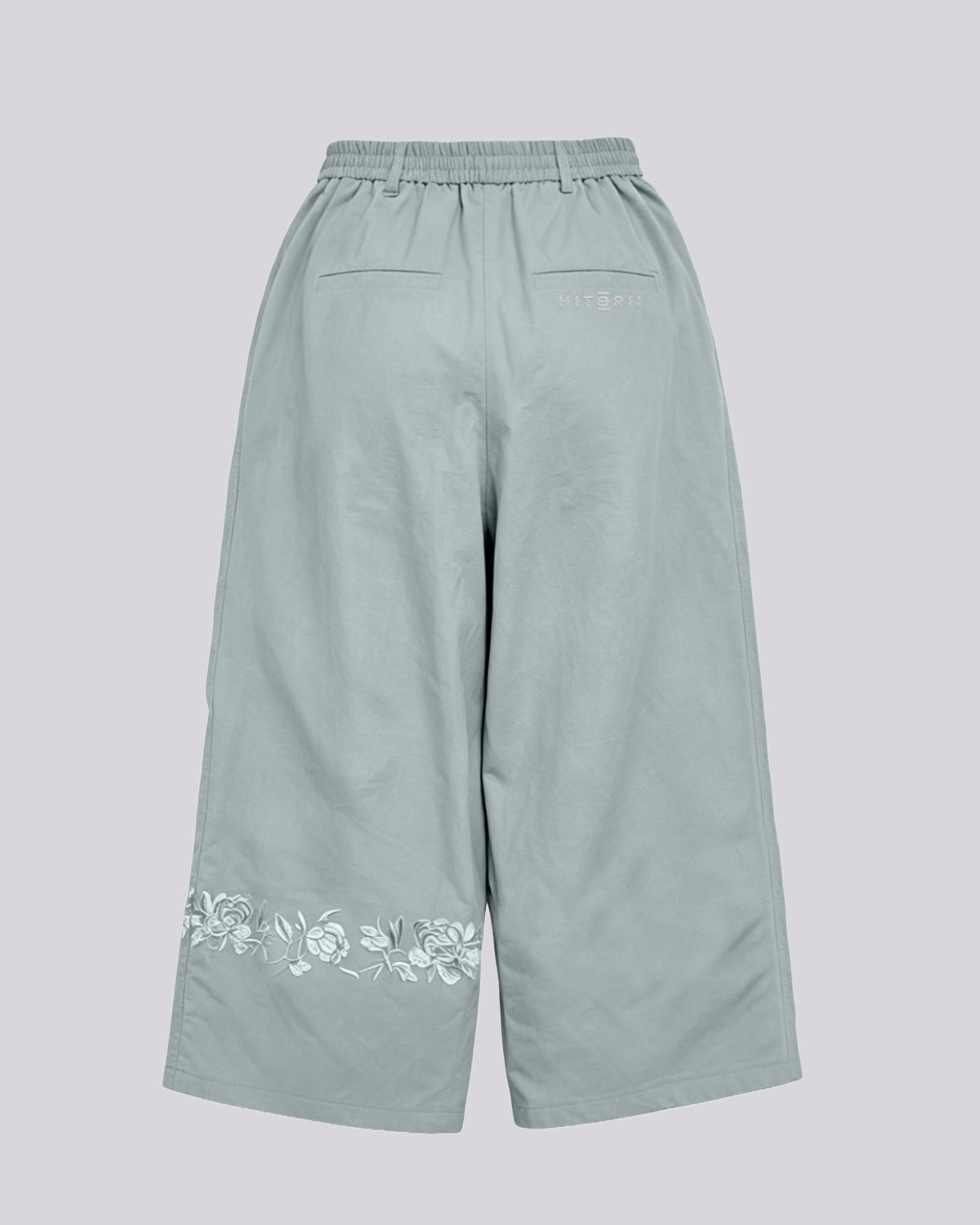 Fleece Shell Pants | Light Mint | Peonies