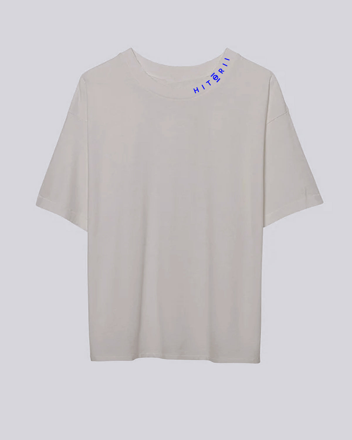 Hitorii Trash Tee 2.0 | Boxy Tee | Gray + Blue