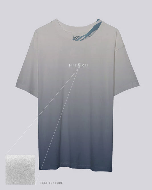 PRE-ORDER | Gradient | Oversized Tee | Blue