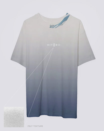 Gradient | Oversized Tee | Blue