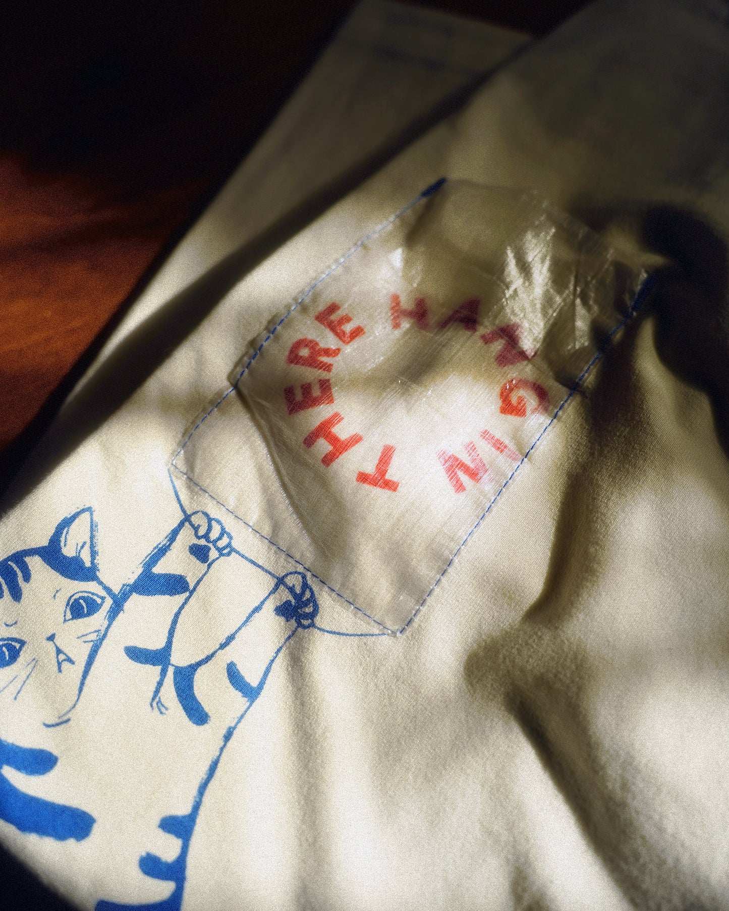 Hang In There! | Oversized Tee | Cream