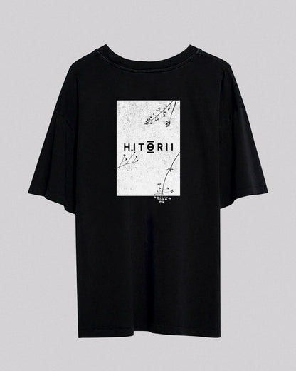 Hitorii /// Heavyweight Oversized Tee /// Black