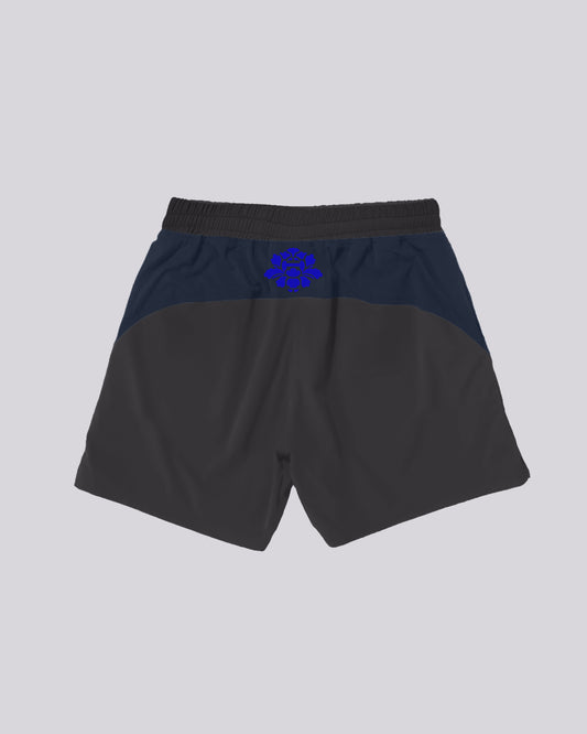 Comp Shorts | Steel | Peonies