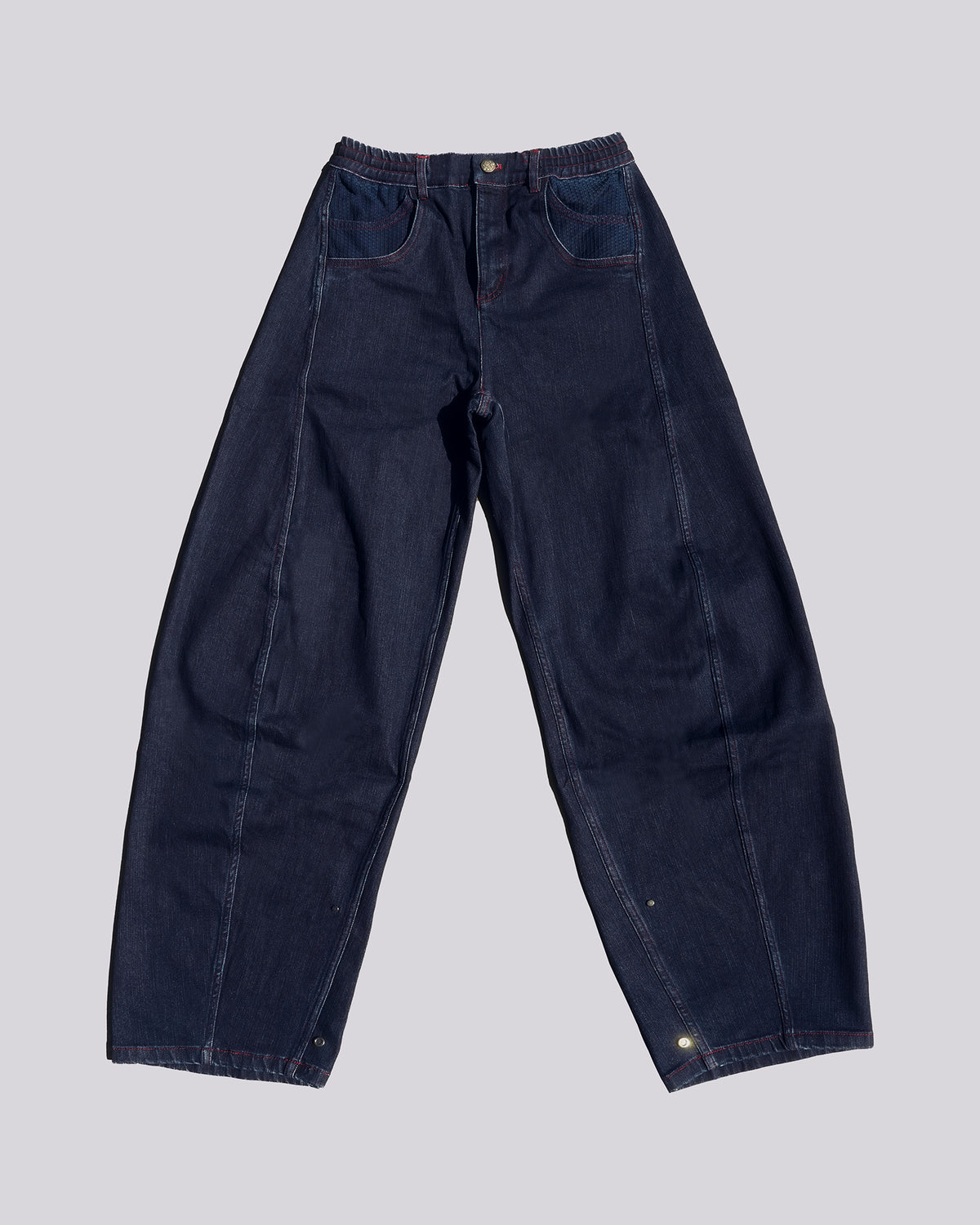 Baggy Sashiko Jeans | Denim