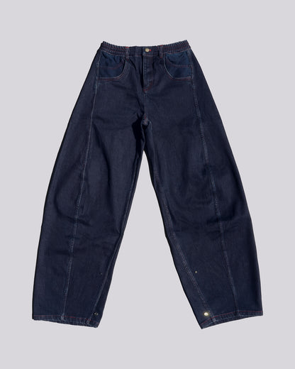 Baggy Sashiko Jeans | Denim