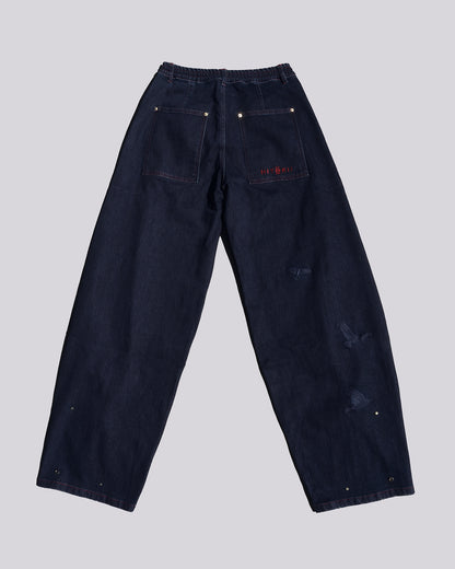 Baggy Sashiko Jeans | Denim