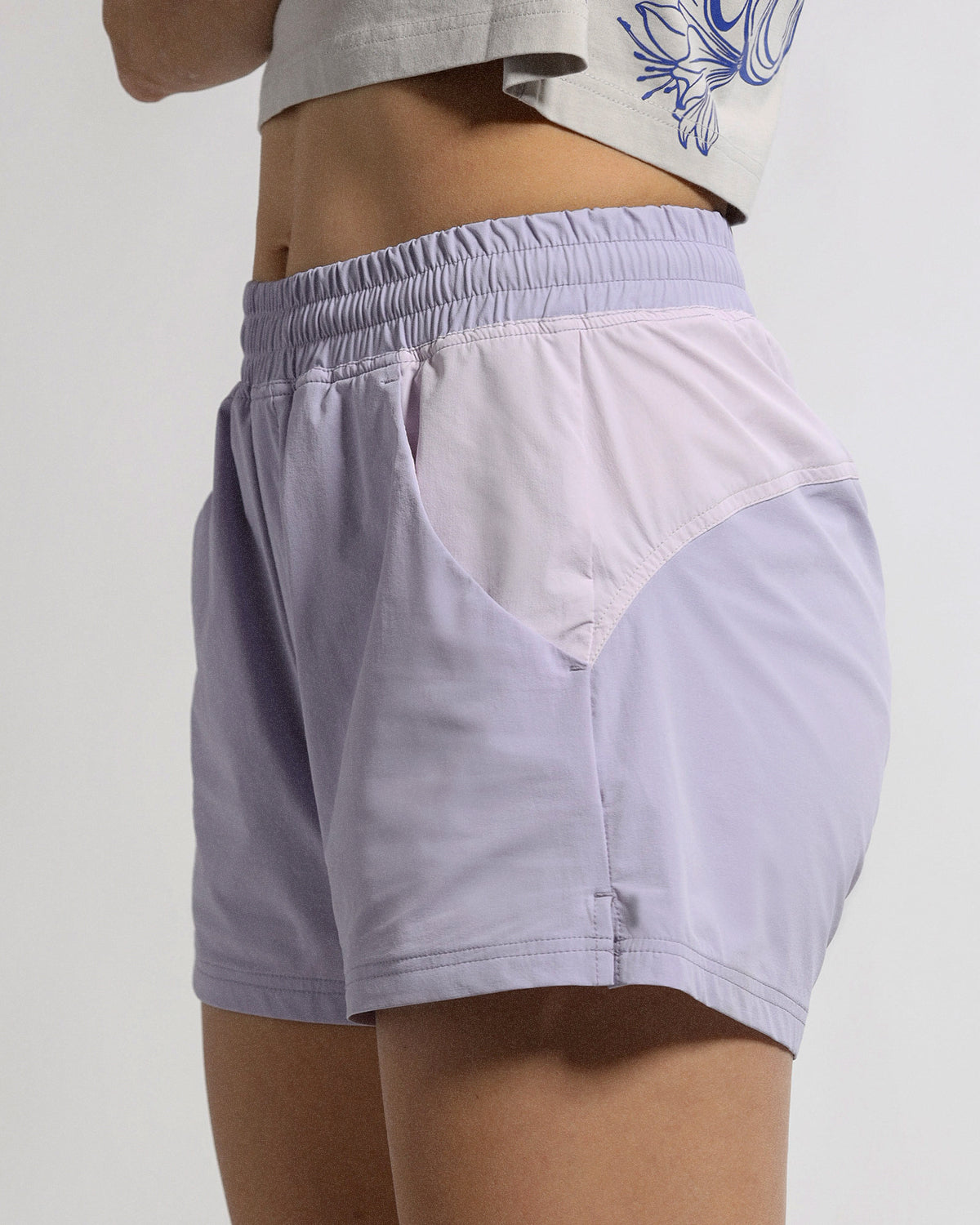 Comp Shorts | 3" & 6" Lilac | Peonies