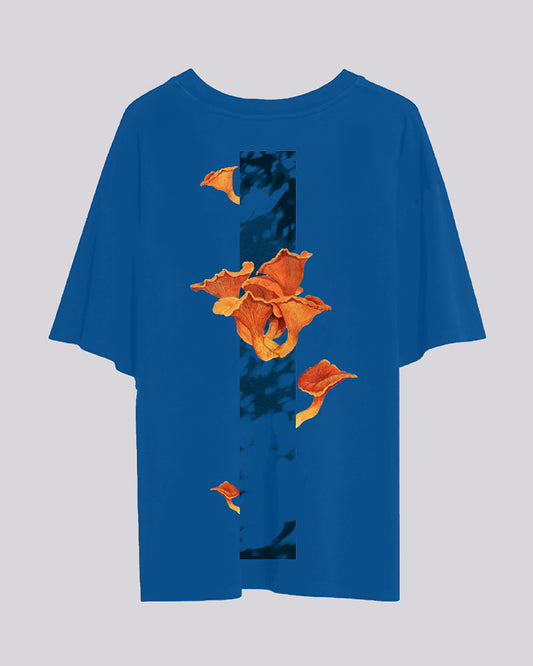 PRE-ORDER | Oriane Chanterelle | Oversized Tee | Cobalt Blue