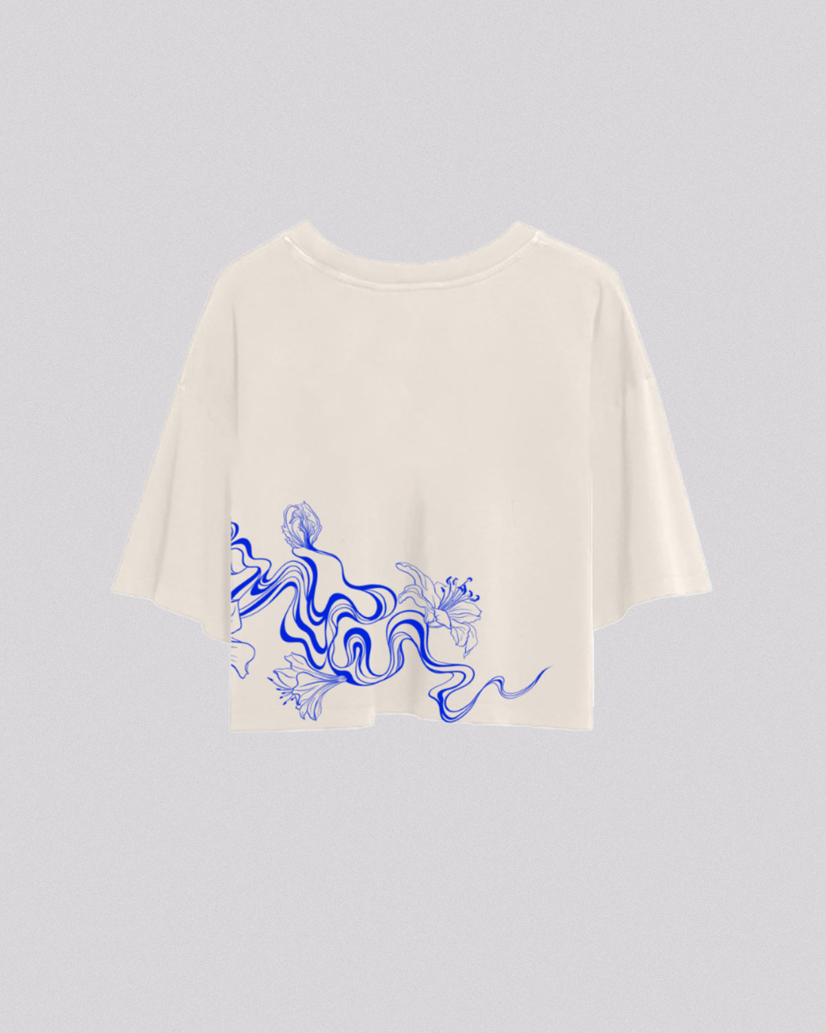 Oriane Collab | Crop Tee | Ivory