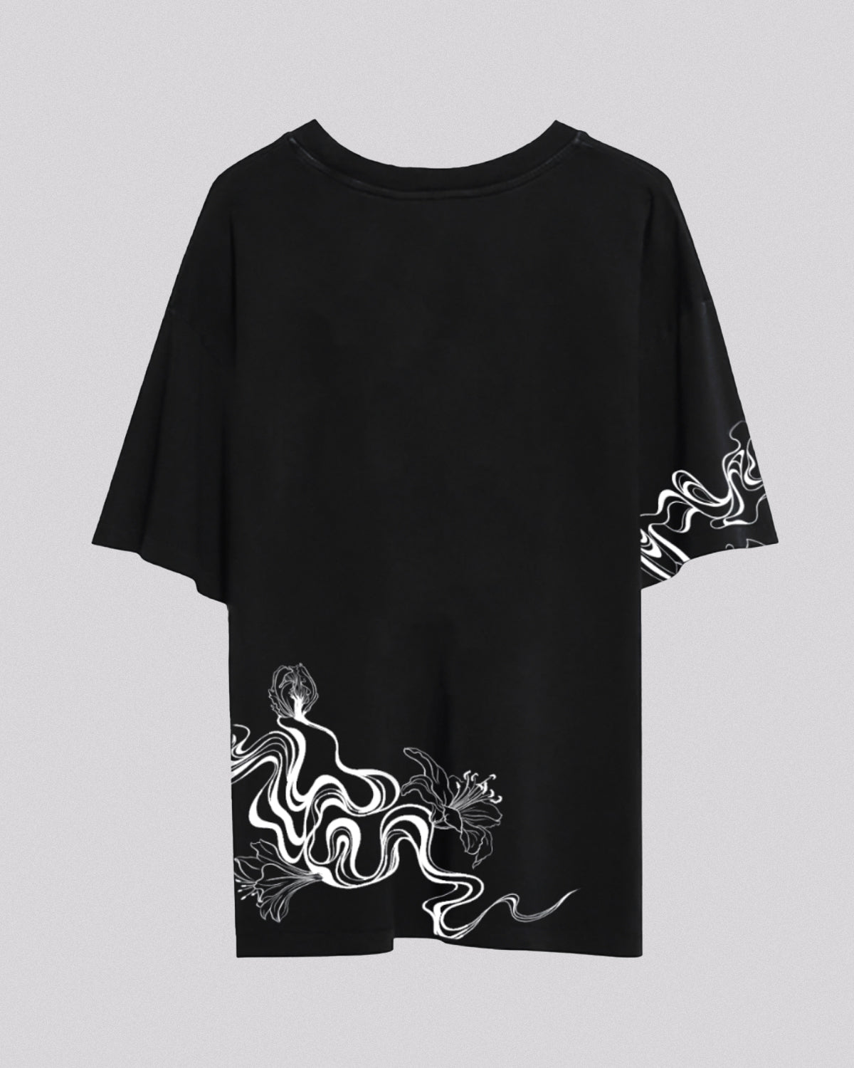 Oriane Collab | Oversized Tee | Charcoal