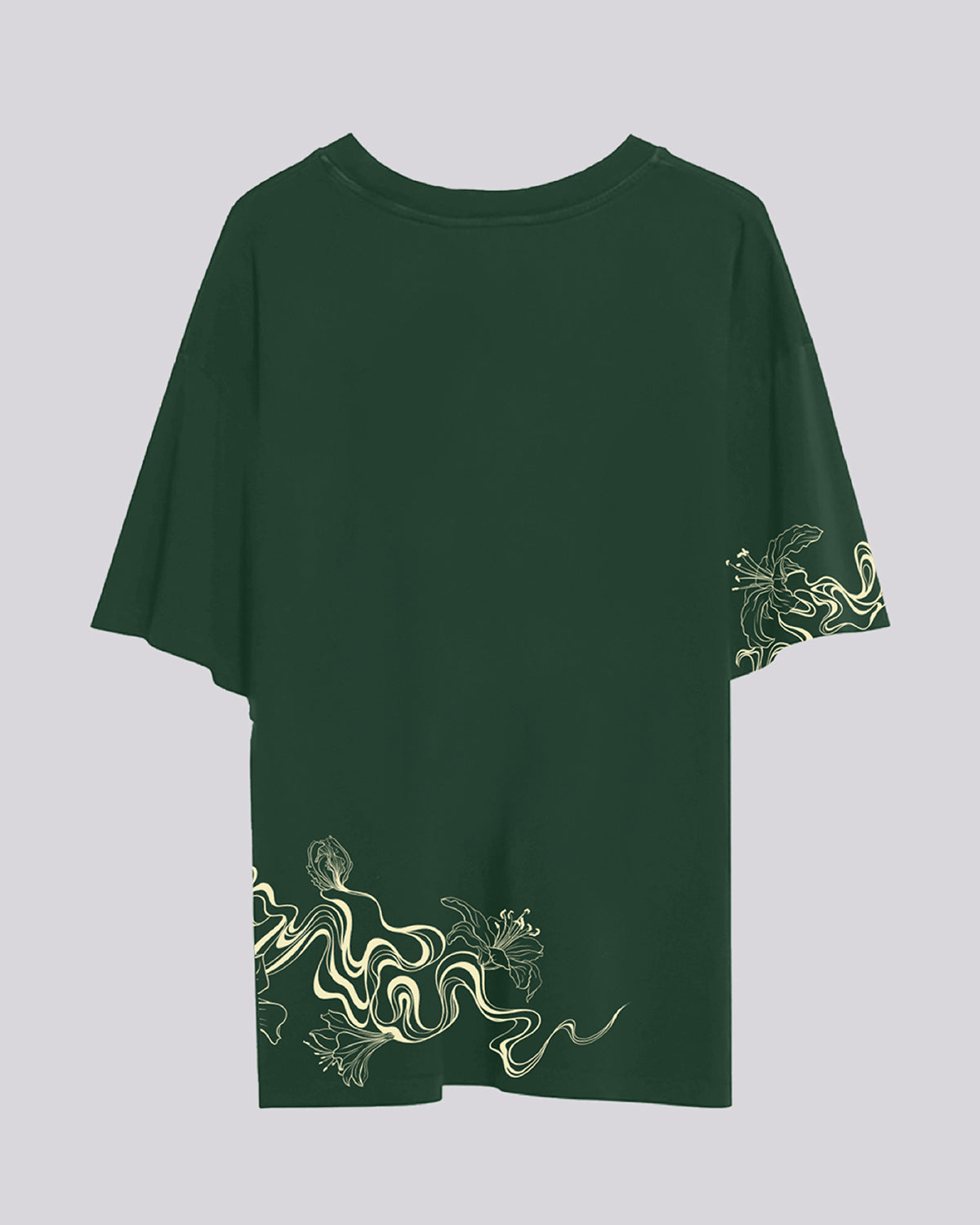 PRE-ORDER | Oriane Lily | Oversized Tee | Forest Green