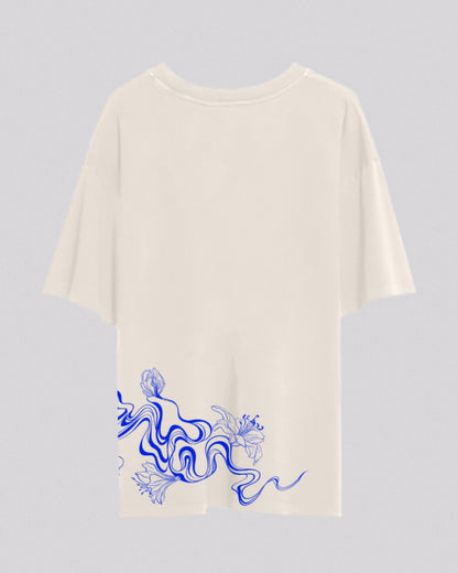 Oriane Collab | Oversized Tee | Ivory