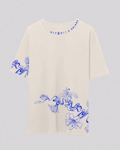 Oriane Collab | Oversized Tee | Ivory