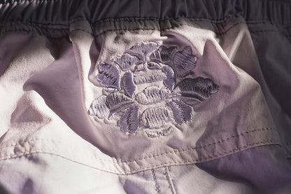 Comp Shorts | Steel | Peonies