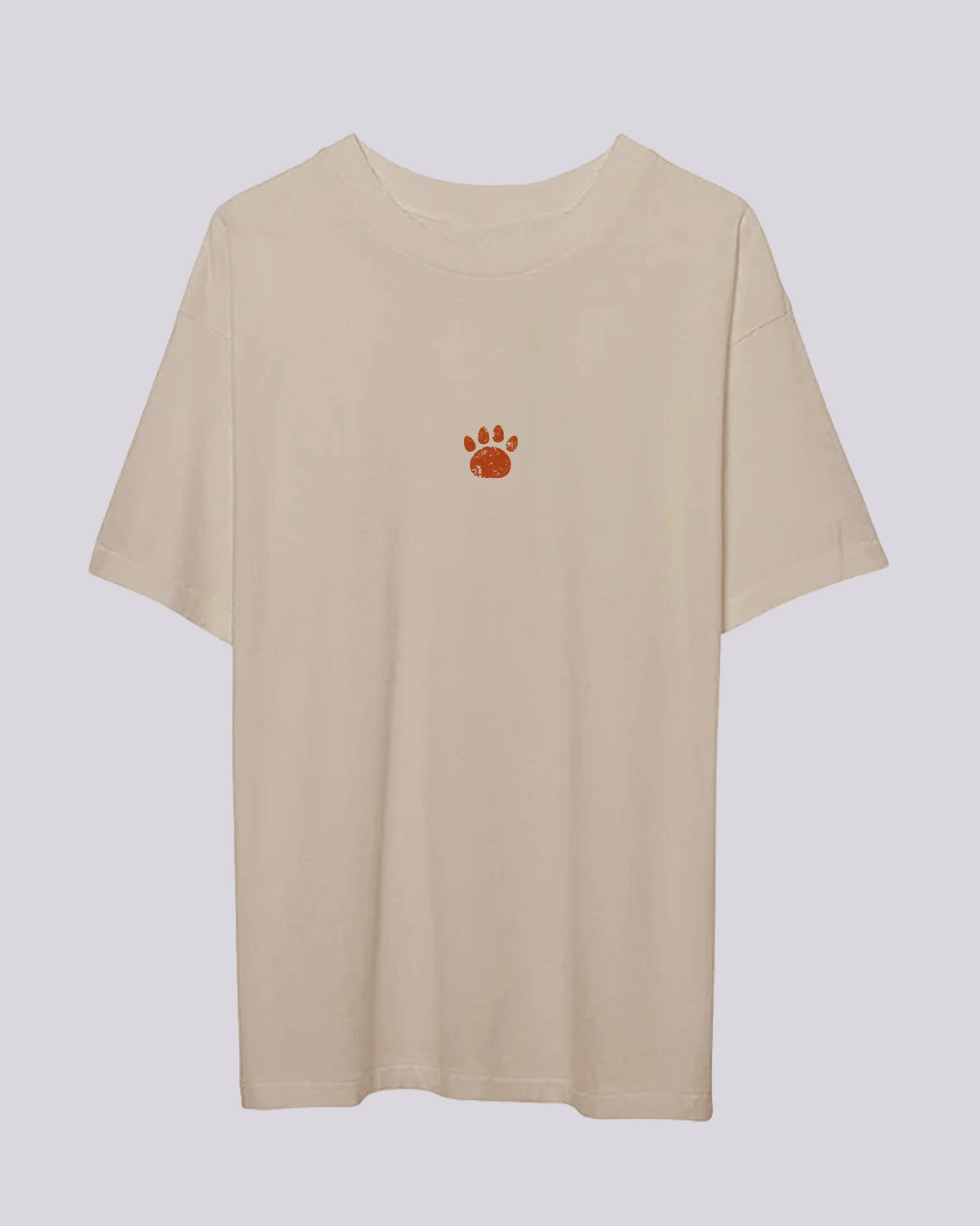 Red Panda | Oversized Tee | Sand