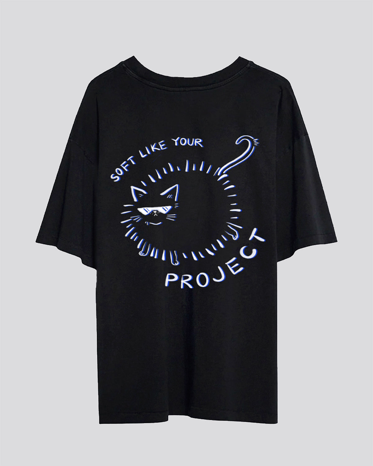 Soft Like Your Project | Oversized Tee | Charcoal