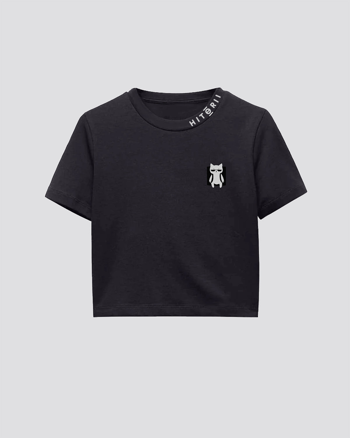 Soft Like Your Project | Crop Tee | Charcoal