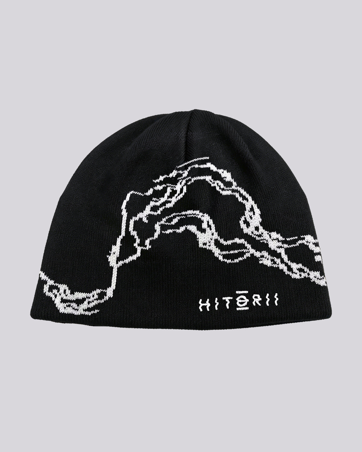 Cotton Beanie | Spider Lily | Black