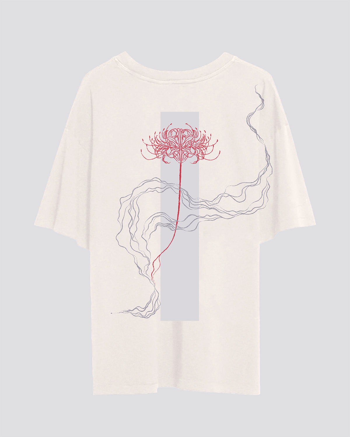 彼岸花 (Higanbana) | Oversized Tee | Ivory