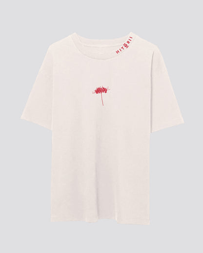 彼岸花 (Higanbana) | Oversized Tee | Ivory