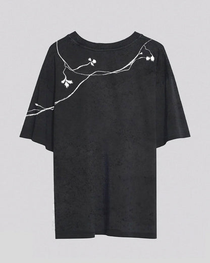 Entangled Fragaria | Oversized Tee | Stonewashed