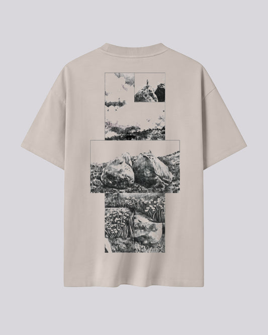 Bishop Peabody Boulders | Oversized Tee | Ivory