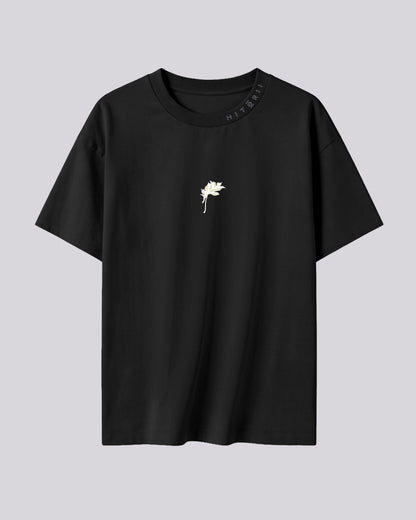 Kiku (Chrysanthemum) | Oversized Tee | Charcoal